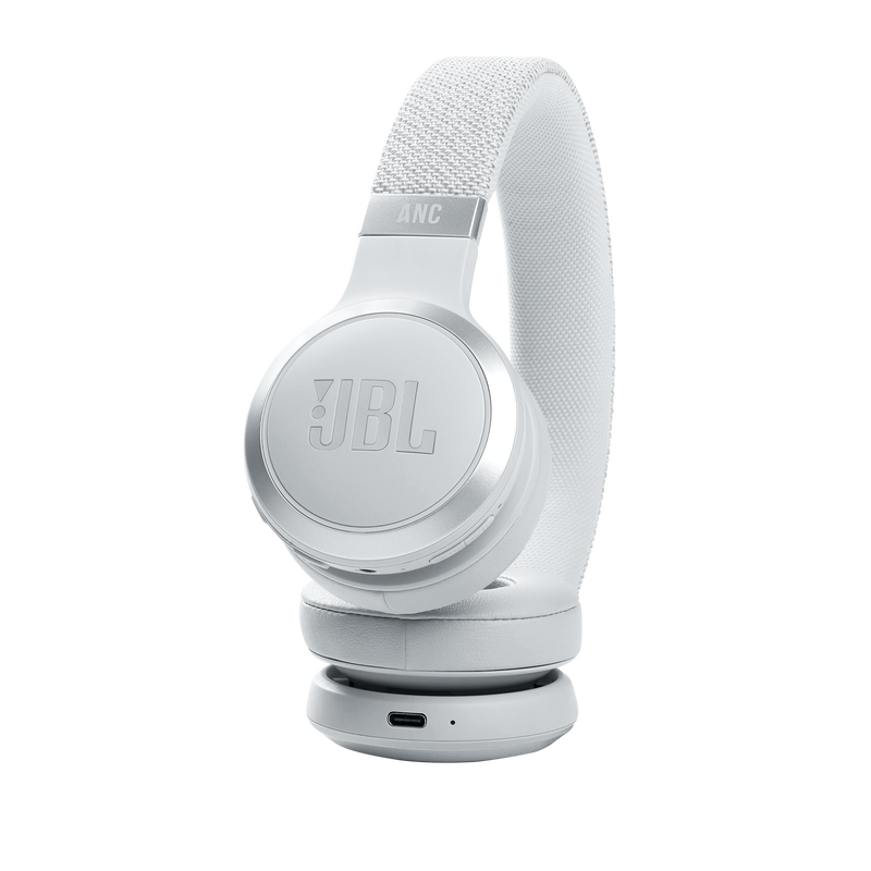 JBL Live 460NC - White - Wireless on-ear NC headphones - Detailshot 4 image number null